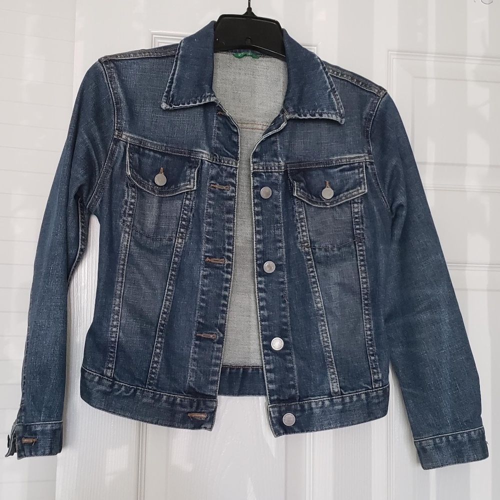 Like New Classic Benetton Demin Jacket - Local pickup available in Vancouver, WA